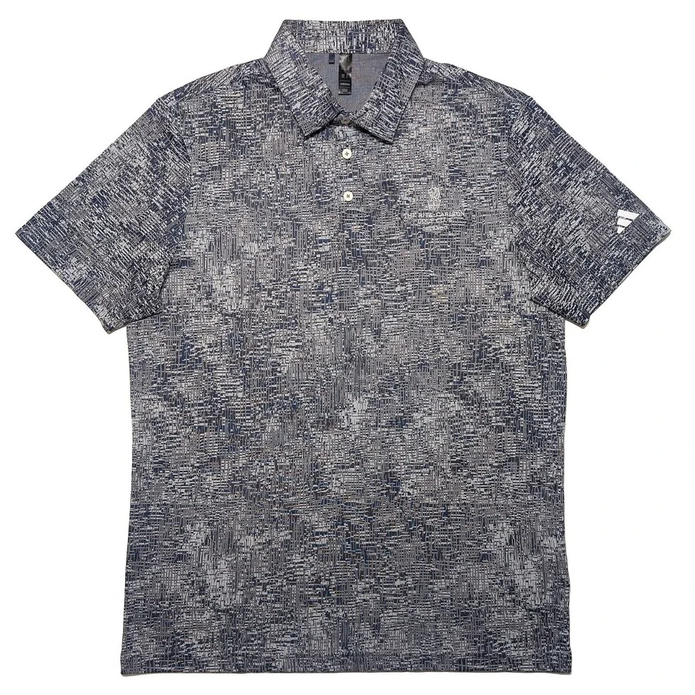 ADIDAS Ritz Carlton Golf Club Polo Shirt Orlando Blue Camo Medium M